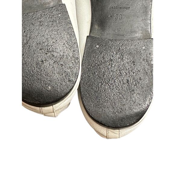 CHANEL Interlocking CC Logo Leather Ballet Flats Women's Size:38 US 7.5 - Picture 8 of 9